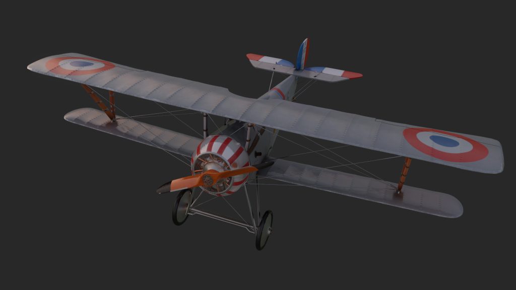 avion nieuport 17 trois quart
