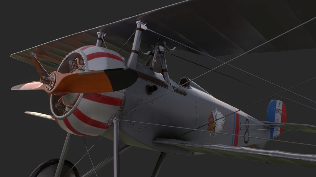 avion nieuport 17 closeup