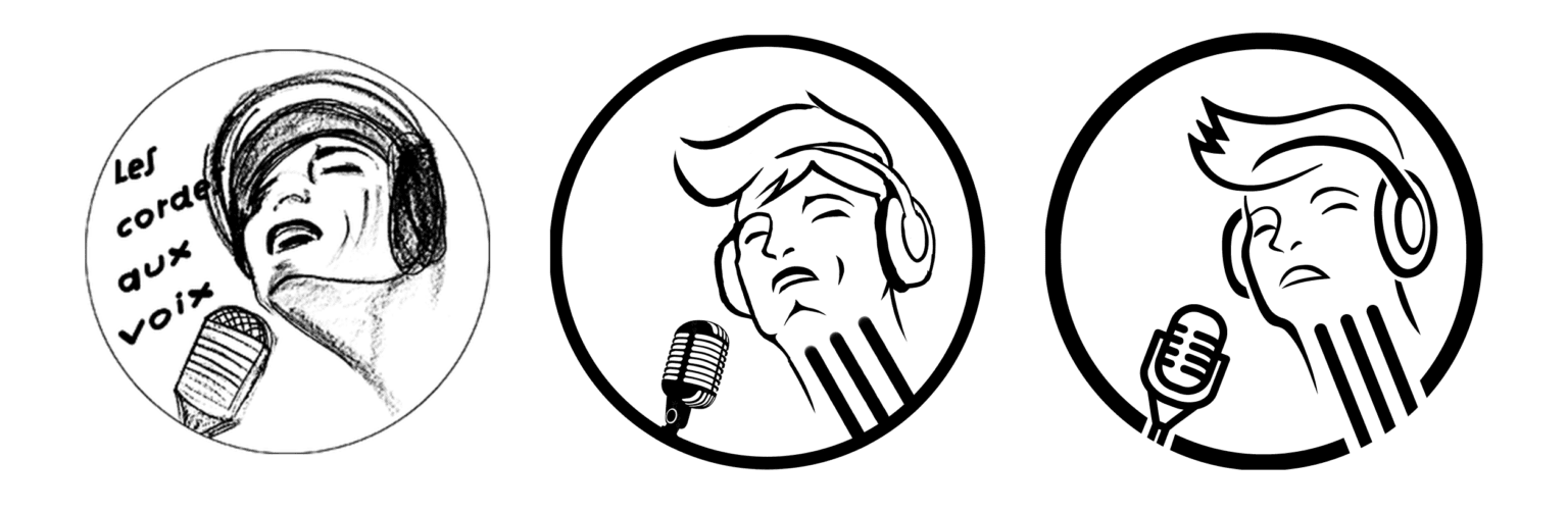 Evolution du logo du site des Cordes aux voix